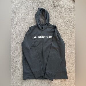Burton Charcoal Fleece Hoodie